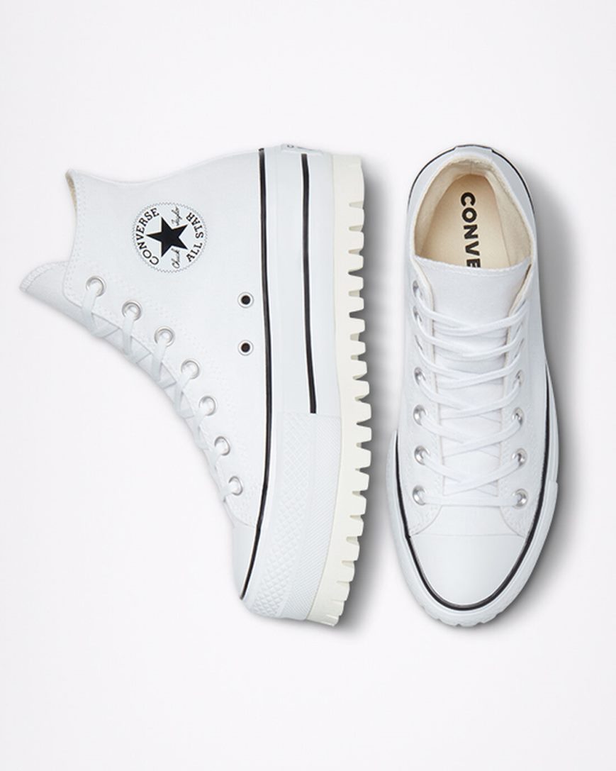 Women's Converse Chuck Taylor All Star Trek High Top Platform Shoes White | AU 108CET